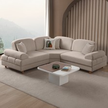 Eymense Aries Modüler Köşe Koltuk Takımı S Sütlü Kahve