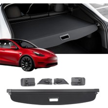 Ramm Tesla Model Y Arka Bagaj Kapağı Perdesi - Siyah