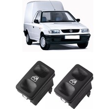 Cme Parts Vw Classic Caddy 1996-2003 Uyumlu Sağ+Sol Ön Kapı Cam Açma Düğmesi Takım 2 Adet Set 191959855