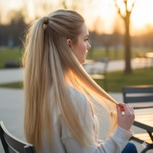 Sb Shopping Fiber Sentetik Düz 8 Parça Çıt Çıt / Balköpüğü Beyaz Platin Röfleli