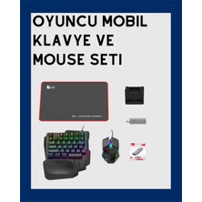 Android Uyumlu Klavye Mouse Oyun Seti – Gecikmesiz Bağlantı, Tak-Çalıştır Özellikli Steplya