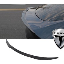 Ramm Tesla Model Y Arka Tampon Spor Tip Spoyleri (Spoiler) - Mat Siyah