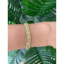 Güneş Takı Xuping Özel Seri Altın Kaplama Gold Hasır Ince Kadın Bileklik