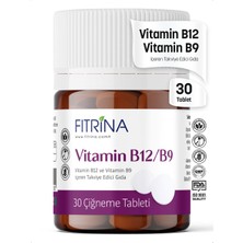 Fıtrina Vitamin B12 & B9 Folik Asit 30 Tablet