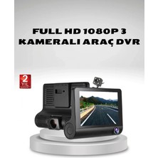 Narnuga Araç Kamerası 3’lü Full Hd Dvr 1080P Gece Görüşlü ve G-Sensörlü