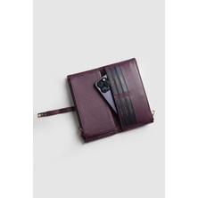 La'Graccio Paris La\'graccio Paris Kadın Blaze Telefon Hazneli Kullanışlı Büyük Boy Cüzdan