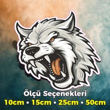 Sb Store Kurt Temalı Oto Araç Motosiklet Kask Notebook Duvar Sticker Etiket Model 20