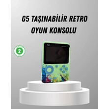 Narnuga 500 Oyunlu G5 Retro Mini Oyun Konsolu 3 Inç Ekran ve Av Tv Desteği