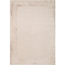 Eko Halı Mahal Mood 04 Beige Viskon ile Üretilen Modern Vintage Desenli Sık Dokuma Makine Halısı Yeni Ürün