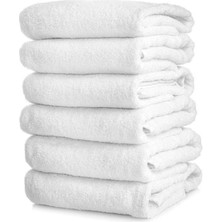 Sb Shopping 6'lı Otel Tipi 90X150 Banyo Havlusu Beyaz