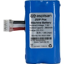 Pos Pax A910SF Bataryası 7.4V 2800MAH