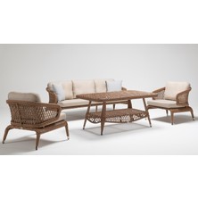 Luce Garden Zambak Rattan Bahçe & Balkon Koltuk Takımı