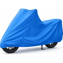 Mlh Store Mavi Motorsiklet Brandası 125 cc Ye Kadar Uyumlu Açık Mavi