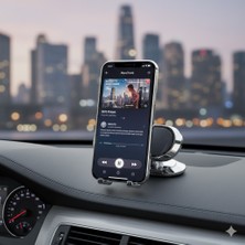 Cyz Bilişim Premium Metalik Seri Manyetik Araç Içi Telefon Sabitleyici - Şık ve Ergonomik Ince Tasarım