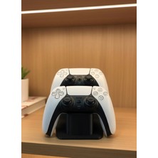 Narnuga Dekoratif Siyah Ikili Gamepad Standı 7X18 cm