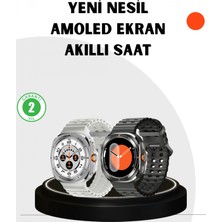 Narnuga Modern Akıllı Saat Kablosuz Şarj Sosyal Medya Bildirimli