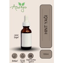 Hint Yağı 100 ml – Saf Doğal Bitkisel Bakım Yağı | Saç, Kaş, Kirpik ve Cilt Bakımı
