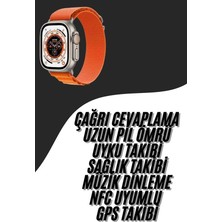Nexgen Ultra Max Kordon Kilitli Akıllı Saat Amoled Ekran Titreşimli Çağrı Cevaplayabilen MCHDTD-RS345