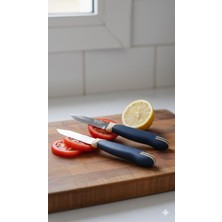 Sb Shopping Tramontina 2’li Kısa Meyve Bıçağı Seti Paslanmaz Çelik Lacivert