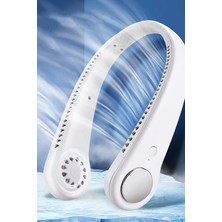 Gampus Yeni Nesil Bıçaksız Boyun Asma Fanı 3 Dişli Ayarlanabilir 360°RÜZGAR Çıkışı