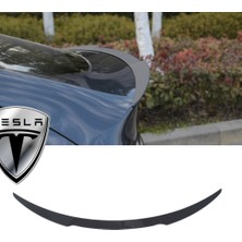 Ramm Tesla Model Y Arka Tampon Spor Tip Spoyleri (Spoiler) - Parlak Siyah