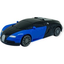 Sb Shopping Robota Dönüşen Araba - Pilli Yerde Gezen Spor Araba