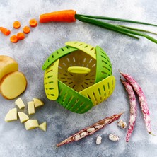 Practika Plastik Katlanır Buharda Pişirme Aparatı Sağlıklı Haşlama Sepeti