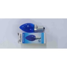 Rutter 10W E14 Gece Lambası, Tuz Lambası Ampul Mavi