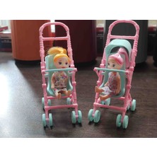 Bebek Arabasında Parmak Bebek Pembe 02267