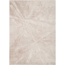 Eko Halı Mahal Mood 01 Grey Beige Viskon ile Üretilen Modern Vintage Desenli Sık Dokuma Makine Halısı Yeni Ürün