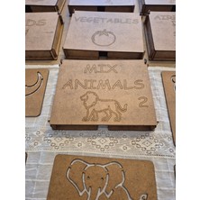 Boyama Şablon Seti Hayvanlar-2