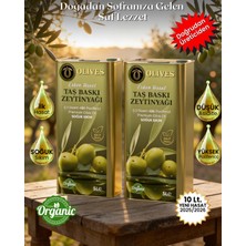 Olives Memecik Domat Yeşil Zeytin Erken Hasat Soğuk Sıkım Premium Zeytinyağı 10 Lt (5 Lt x 2 Teneke) (486 Polifenol)