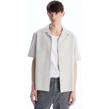 Lc Waikiki Yeni Sezon Rahat Kalıp Kısa Kollu Armürlü Erkek Gömlek