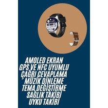 Nexgen 2025 Model Akıllı Saat Titreşimli Uyku ve Sağlık Takibi Nfc ve Gps Uyumlu MCHDTD-RS345