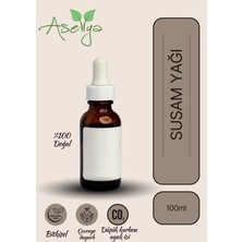 Susam Yağı 100 ml – Saf Soğuk Sıkım Bitkisel Bakım Yağı | Cilt, Saç, Masaj