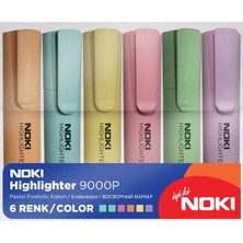 Noki Fosforlu Kalem Neon Karışık Renk 5'li Set