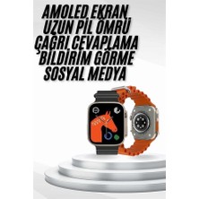 Nexgen Yeni Nesil Akıllı Saat Müzik Dinleme Bildirim Görme Sesli Asistan Desteği MCHDTD-RS345