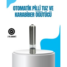 Nexgen Pilli Otomatik Baharat Değirmeni Tek Tuşla Kolay Kullanım MCHDTD-RS345
