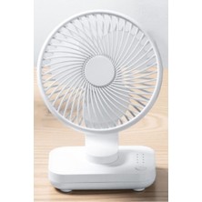 Gampus Ev Ofis Çocuk Odası Için Güçlü Sessiz Masa Üstü Soğutucu Vantilatör Fan Şarjlı Yüksek Hava Akımı