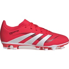 adidas Predator Kırmızı Çocuk Krampon Sentetik Malzeme ile Bağcıklı Tasarım Futbol Ayakkabısı