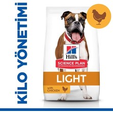 Hill's Science Plan Hills Adult Light Medium Tavuklu Yetişkin Köpek Maması 14 kg