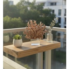 Mirsa Global Dekoratif Kristal Kaideli Mercan Biblo Roz Gold