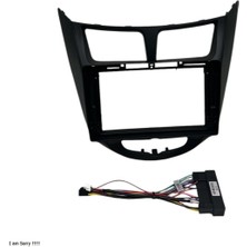 Sağlam Hyundai Accent Blue Siyah 2011-2013 9'' Multimedya Çerçevesi