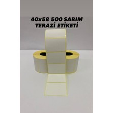Zebra 40X58 500 Sarım Terazi Etiketi 20 Adet
