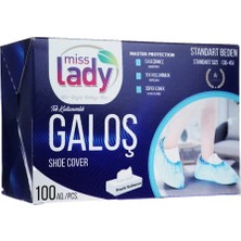 Shopwave Dila 100 Parça  Tek Kullanımlık Galoş Kutulu Paket (5047) 115524
