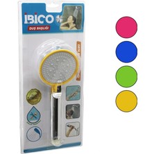 Shopwave Dila Orta Boy Yuvarlak=8.7cm Duş Başlık Kademeli Vakumlu Krom Gövde-Renk.kenar-Beyaz Zeminsap:1