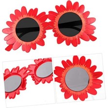 Shopwave Dila Kırmızı Renk Papatya Şekilli Parti Gözlüğü 18X10 cm (5047) 115524