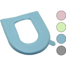 Shopwave Dila Klozet Oturak Kılıfı Düz Renkli Eva Ped Oturak Kaldırma Kulaklı Yapışkanlı (5047) 115524