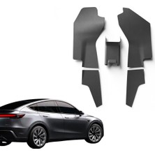 Ramm Tesla Juniper Orta Konsol Koruma Bakaliti Seti - 5 Parça - Siyah