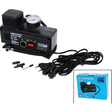 Shopwave Dila 2ın1- Fişli - Oto Çakmaklık Tek Piston Kompresör Ac/dc - 12V-230V - 250PSI (5047) 115524